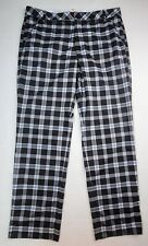 Puma Golf Pants Mens 36x32 Check Gray Black Sports Dry Cell Limited Use picture