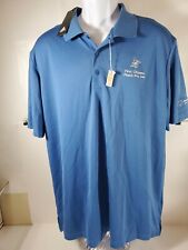 Adidas Golf Shirt NWT Sz XL Blue Short Sleeve Special Olympics South Carolina  picture