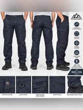 Men's Tactical Cargo Pants - Navy picture
