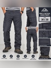 Men's Tactical Cargo Pants - Charcoal Gray picture