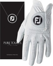 FootJoy Men's Pure Touch Limited Golf Gloves White Medium/Large, Worn on Left... picture