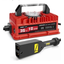 18 AMP 36 Volt Golf Cart Battery Charger for EZGO TXT D Style Plug, picture