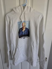 Kith X Curb Your Enthusiasm Larry David Perspective White Pullover Hoodie L picture