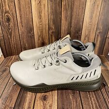 Ecco S-Hybrid Golf Shoes Mens Size 10-10.5 Gray Yak Leather Spikeless Sneakers picture