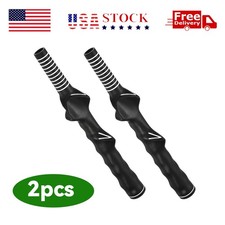 2 PCS Right-Hand Golf Swing Training Grip Aid Standard Teaching Warm Up Trainer picture