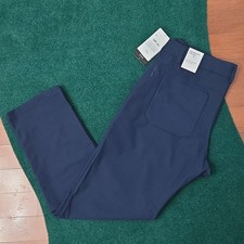 Mens Nike Pants 24.7 Perfect Stretch Navy Blue NWT Fit 34x32 picture