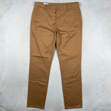 New Footjoy Evolve Golf Pants Mens 34x32 British Tan Brown Stretch Chino Khaki picture