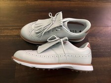 New Adidas Womens Mc Zoysia Spikeless Golf Shoes Size 9 Gray Tan picture