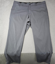 Nike Golf Men’s Standard Fit Flat Front Dri Fit Pants Smoke Grey Size 42x30 picture