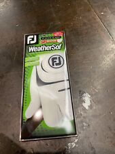 FootJoy WeatherSof Men's Golf Gloves - White, Pack of 2 picture