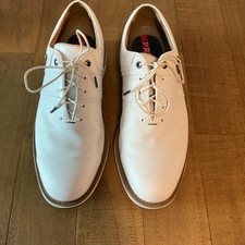 FootJoy Premiere Series Packard 53908 White Men Golf Shoes Size 10.5, Ex Cond picture