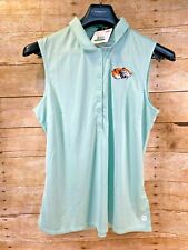 Puma Dry Cell Sleeveless Golf Polo Women's L Moisture Mgt Mint Green $45⭐️NWT⭐ picture