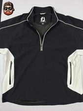 Footjoy Men's Dryjoys Tour Collection 1/4 Zip Pullover Rain Jacket Size Xxl picture