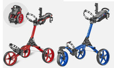 Caddytek Caddylite AUTO +360 Fold/Unfold Golf Push Cart w/ Swivel Front Wheel picture
