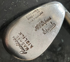 A. G. DIPROSE Special Antique Golf Club Hickory Wooden Shaft Original Grip picture