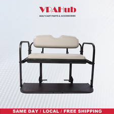 Vpahub Golf Cart Rear Flip Seat For Yamaha Drive 2 2017+ Models, Stone Cushions picture