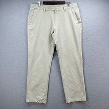 Under Armour Drive Golf Pants Mens 38x30 Beige Matchplay Performance Active picture