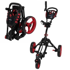 Caddymatic Golf 360 SwivelEase 3 Wheel Folding Golf Push Pull Cart picture