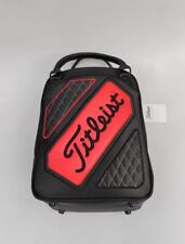 1- NEW Stock Titleist, Black and Red, Shoe or Ball Shag Bag, . picture