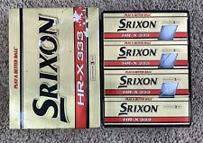 Srixon HR-X 333 High Repulsion 3 Piece Golf Balls (4 Sleeves/12 Balls) New picture