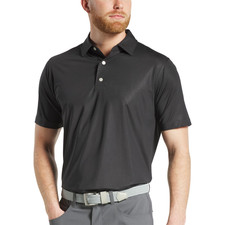 Footjoy Tonal Dot Print Lisle Athletic Fit Men’s Golf Polo Performance Shirt picture