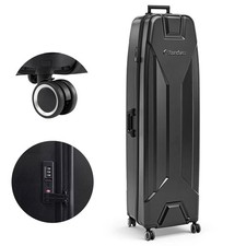 Sturdum Hard Shell Golf Travel Case W/tsa Lock, Abs Cover, Wheels, Fits 48" Bags picture
