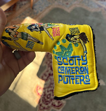 Scotty Cameron 2018 Hawaiian Open Hula Girl Yellow Leather Putter Headcover picture