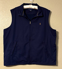 Polo Golf Ralph Lauren Men's Full-zip Windbreaker Vest - Size Xl picture