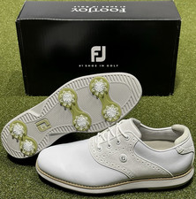 Footjoy Traditions Womens Golf Shoes 97901 White Choose Size New picture