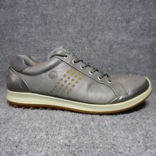 Ecco Yak Leather Spikeless Golf Shoes Mens Size 43 US 9-9.5 Gray picture