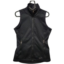 Nike Tech Fleece Windrunner Vest Womens Small Black Full Zip Lightweight picture
