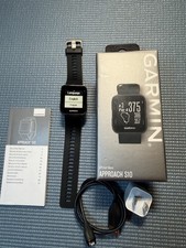 Garmin Approach S10 GPS Golf Watch Lightweight -Black Bundle w/Charger picture