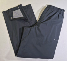 Nike Golf Storm-FIT Rain Pants Men’s Large Black Waterproof Wind Golf Ankle Zip picture