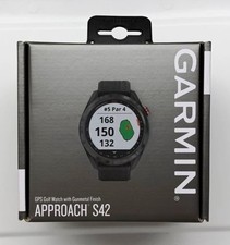 Garmin Approach S42 Golf GPS Watch, Black Plastic, GPS Sensor, MPN APPROACH S42 picture