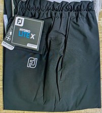 New Footjoy Hydrolite X Mens Golf Rain Pants, Black , Xlarge picture