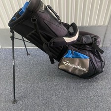 Taylormade Golf Purelite Lightweight Stand Bag Blue/Black Dual Strap , 5 Way picture