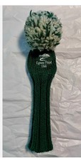 Cypress Point Club Green/white Knit Pom-pom Golf Wood Headcover Personalized picture