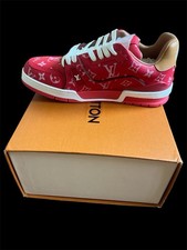 Louis Vuitton Red Trainers #louisvuitton #sneakers #luxury picture