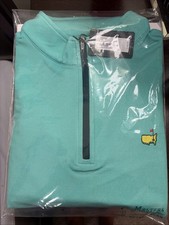Masters Men's 1/4 Quarter Zip Pullover Masters Green Large - Brand New W/ Tags picture