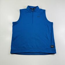 Nike Golf Full Zip Sweater Vest Blue Men’s Size XL picture