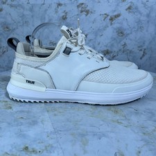 True Linkswear Lux Hybrid Men's Size 11.5 Golf Shoes White Spikeless Sneakers picture
