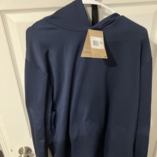 Nike Men's Tour Dri-fit Lightweight Golf Hoodie Navy Blue Size Xxl Nwt New picture