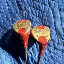 Macgregor Synchrolite Eye-o-matic M95 Vintage Woods Set Steel Shafts picture