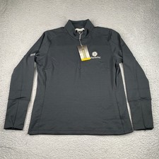 Nike Golf 1/4 Zip Pullover Womens Xl Balck Sphere Dry Long Sleeve New Nwt picture