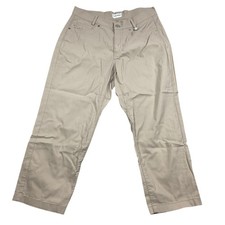 Golfino Khaki Golf Cropped Pants Womens 6 Stretch Capri Athleisure Country Club picture