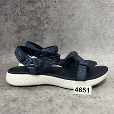 NEW Skechers Go Golf 600 Sandals Women 12 Navy Athletic Strappy picture