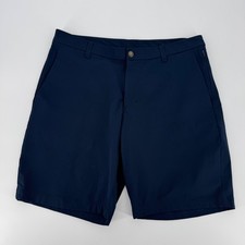 Lululemon Commission Short 9 Classic Fit True Navy Mens 34 Lm7ak3s Warpstreme picture