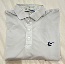 Caves Valley Holderness & Bourne Men's L White Golf Polo Shirt Short Sleeve Polo picture