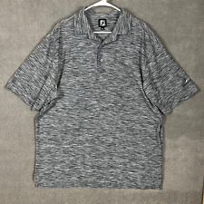 FootJoy Golf Polo Shirt Mens XL Short Sleeve Solid Gray picture