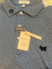 Scotty Cameron Peter Millar / Gallery / Blue Scottydog Performance Polo Medium picture